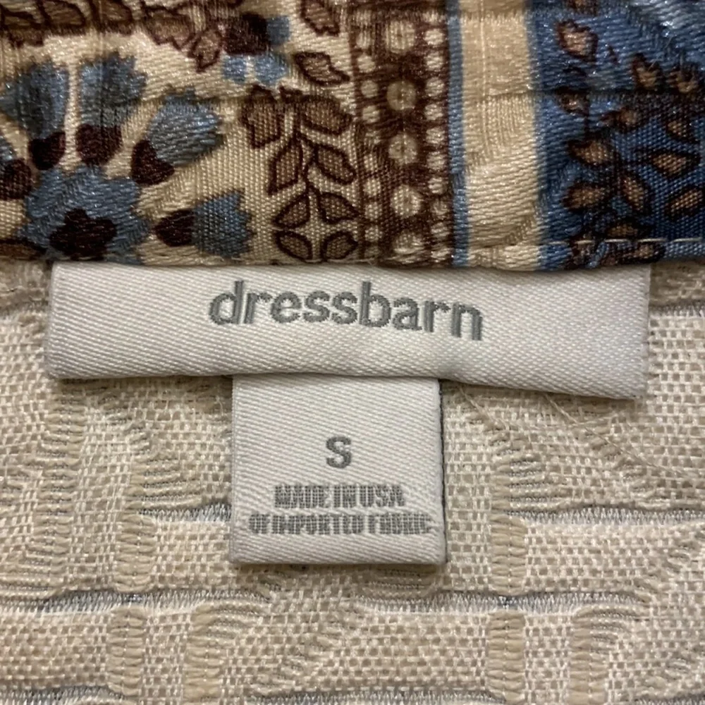 Vintage Dressbarn Patchwork Print Quilted Jacket - Picture 3 of 7